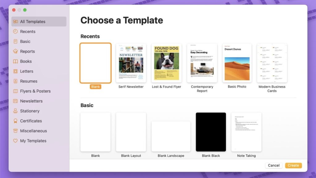 Maximizing productivity with templates on Mac