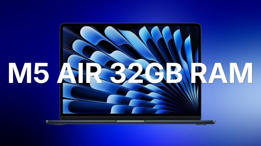 Apple's m5 chip transforms the MacBook Air experience