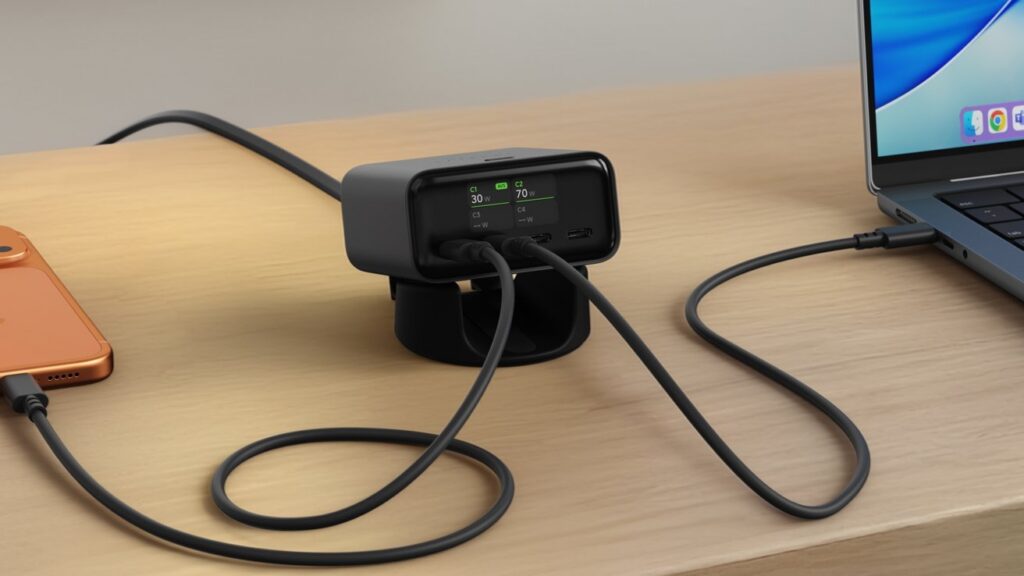 Satechi ChargeView 140W charger enhances efficiency and organization