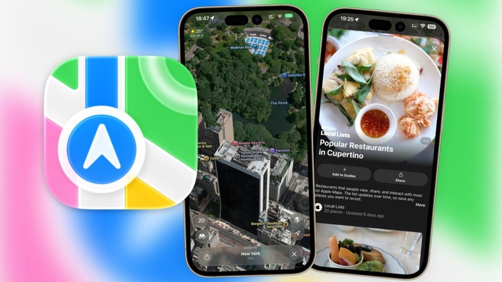 Apple Maps enhances urban exploration with tree details and local listings