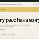 Redesigned Runner World homepage with weekly briefing, category filters, and Every pace has a story headline
